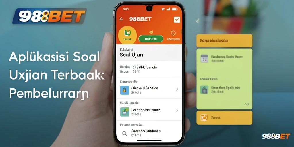 Antarmuka aplikasi 988BET yang interaktif dan edukatif.