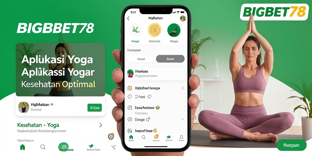 Antarmuka aplikasi BIGBET78 yang ramah pengguna dengan fitur yoga interaktif.