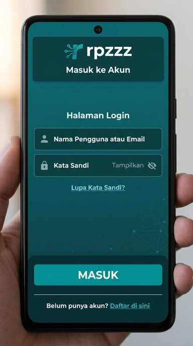 Panduan Masuk Akun rpzzz untuk Pengguna Android